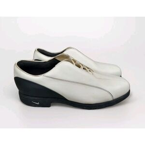 Nike Golf Verdana Last‎ Women's Leather Golf Shoes Spikes Cleats Size 7.5 White